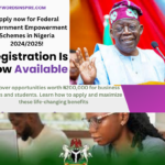 Apply now for Federal Government Empowerment Schemes in Nigeria 2024/2025!