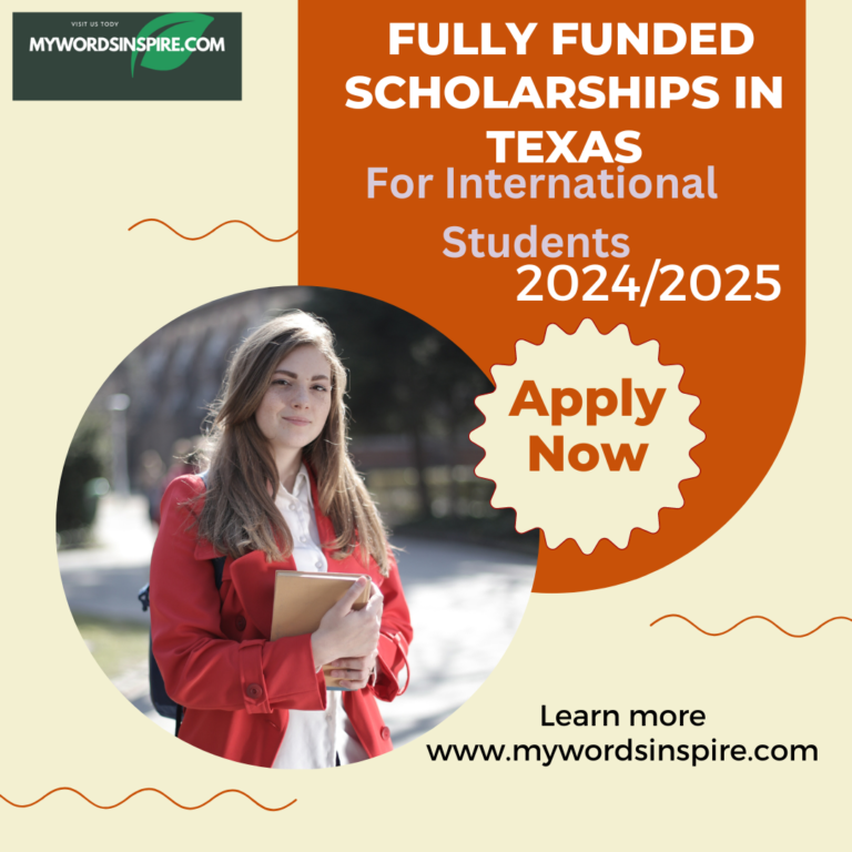 Fully Funded Scholarships In Texas For International Students: Apply Now For 2024/2025