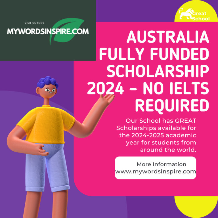 Australia Fully Funded Scholarship 2024 – No IELTS Required