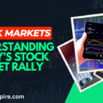 Stock market rally growth with upward trends and investment opportunities for smart investing